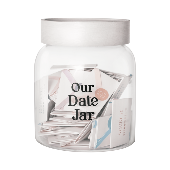 Glass Date Jar